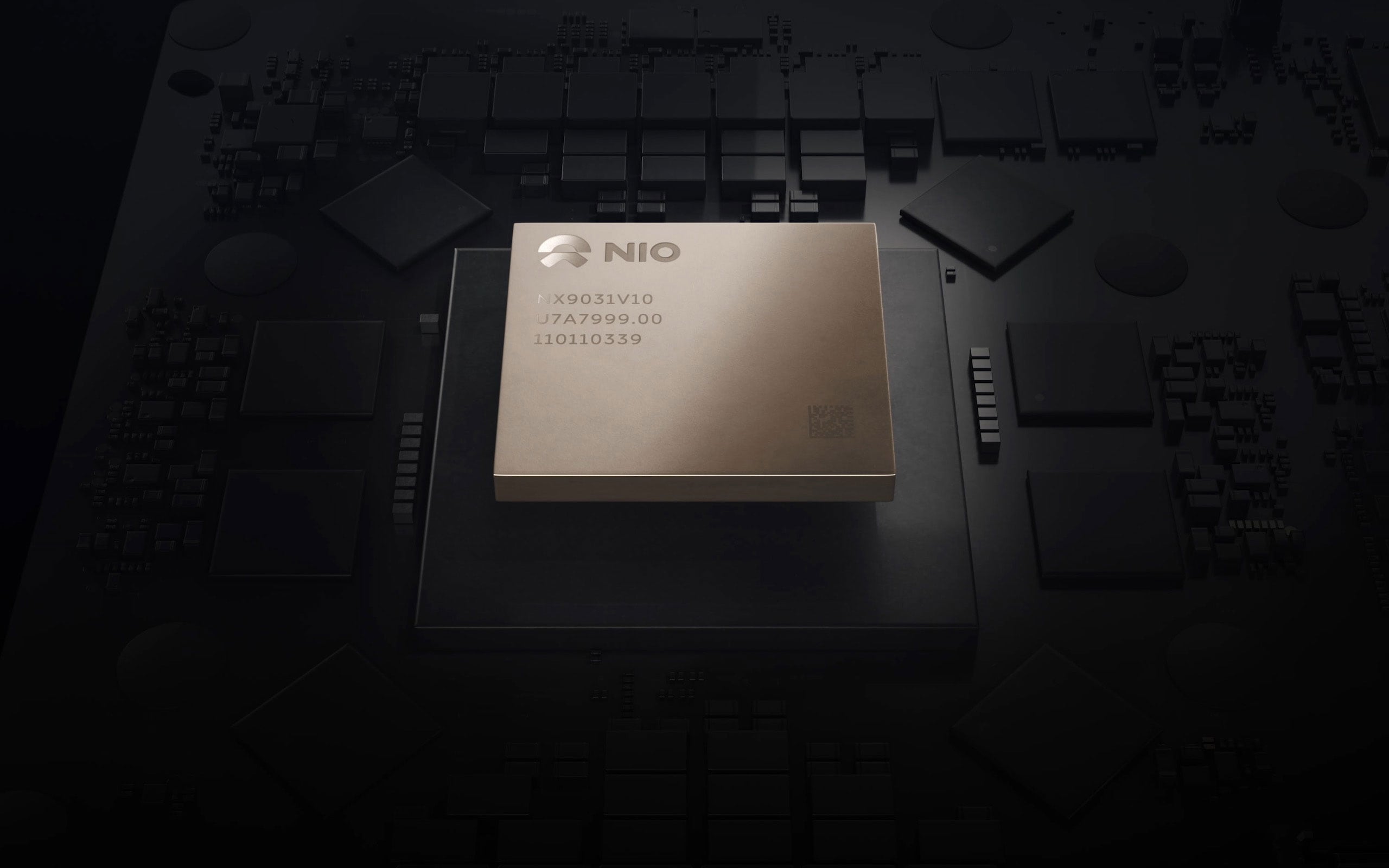 The world's first 5nm automotive-grade chip (N5A) for autonomous driving, with the innovative application of 32-core CPU architecture. The chip also features NIO's in-house developed high-performance ISP and heterogeneous multi-core NPU.