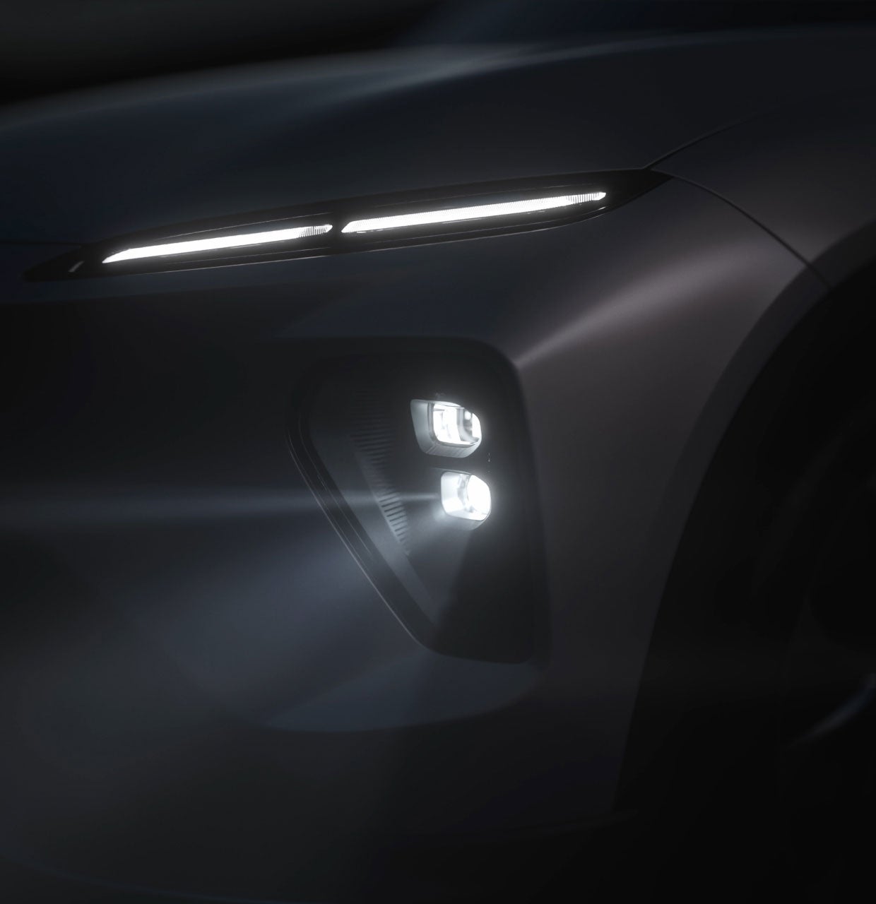 Smart Matrix LED Headlights + LiDAR