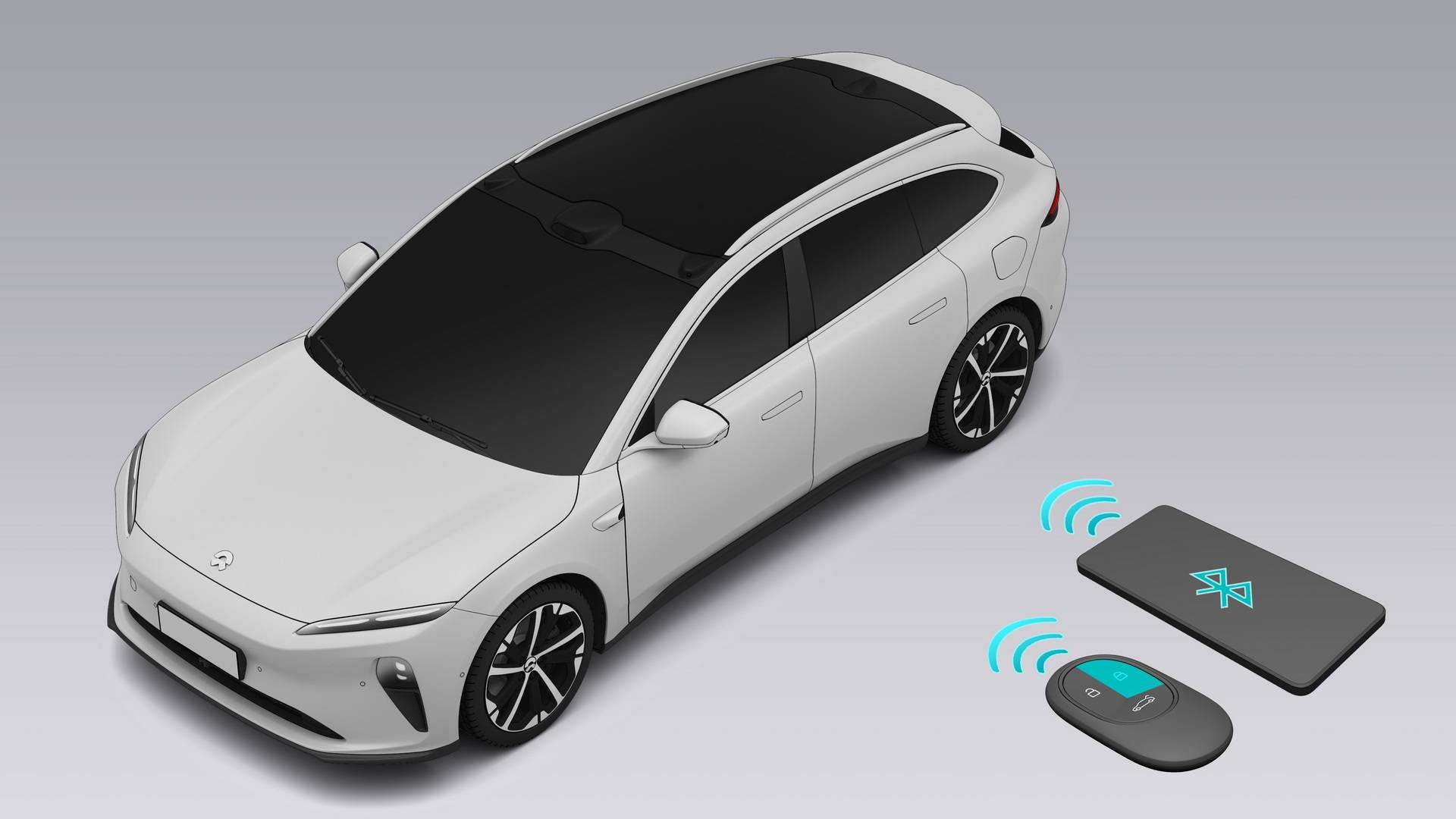 Kofferraum abdeckung für nio et5 Touring 2022 ~ 2025 Lagerung