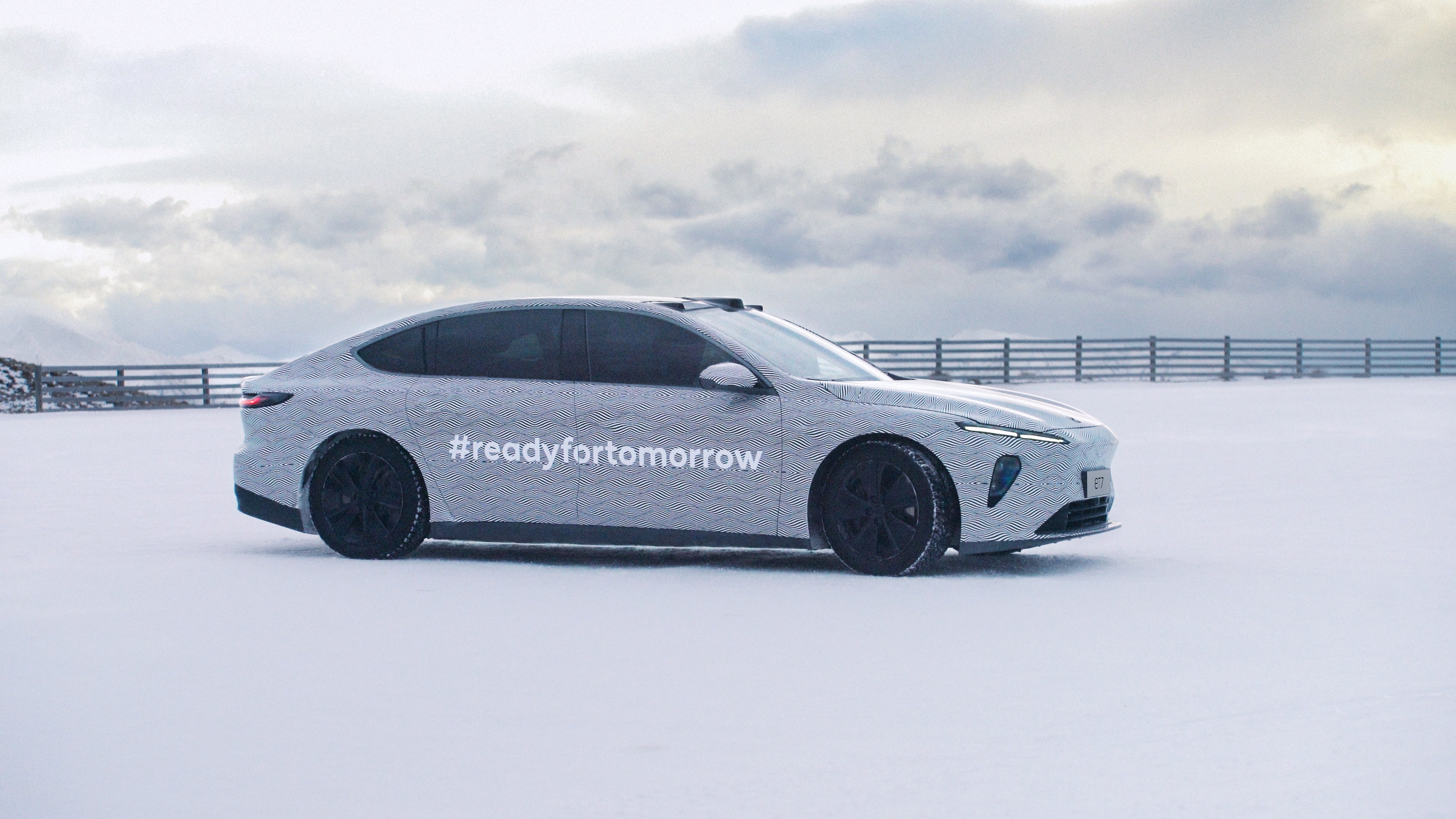NIO ET7 Winter Test Completed in New Zealand