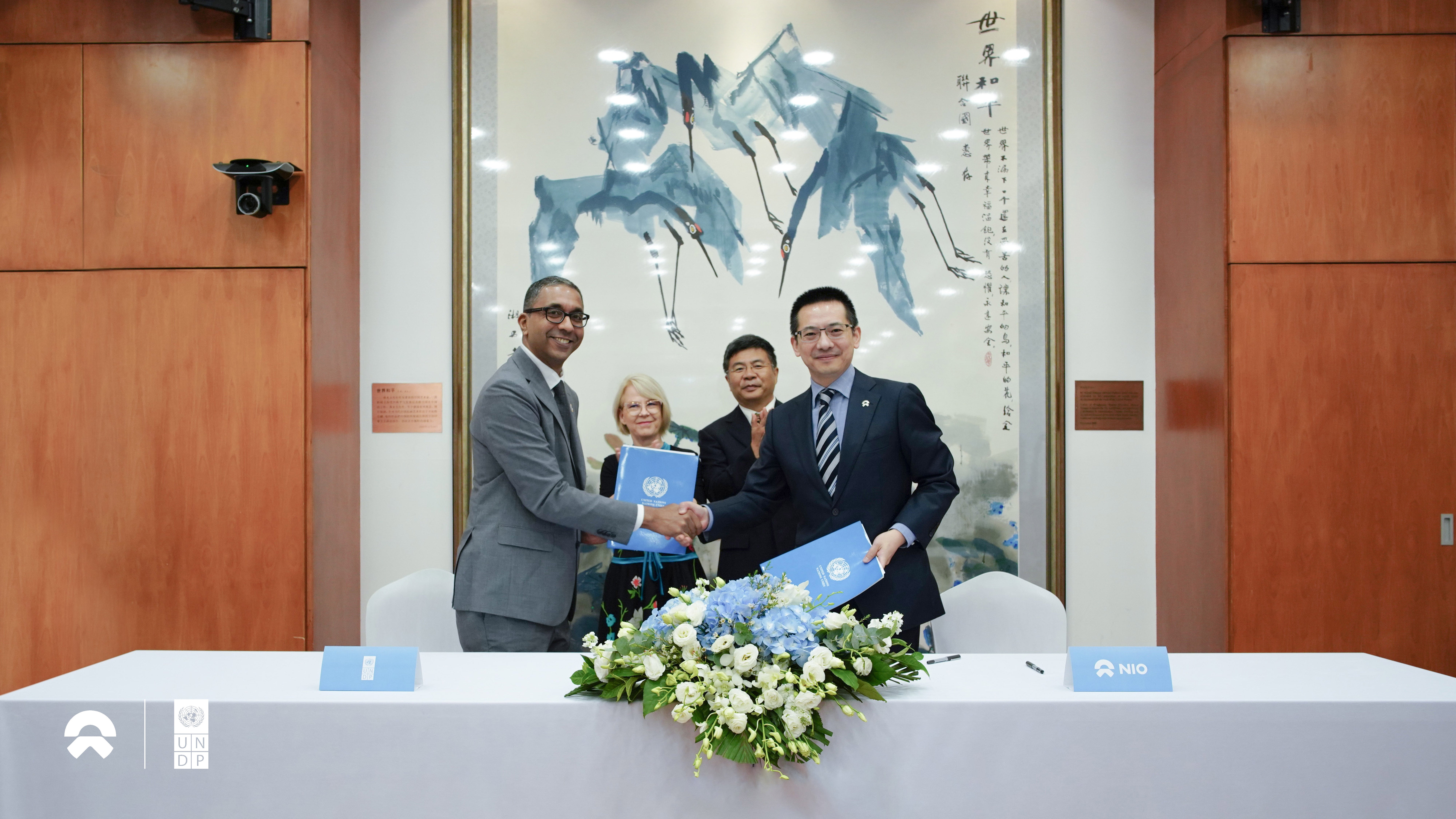 The United Nations Development Programme and NIO have joined hands on the Clean Parks Project