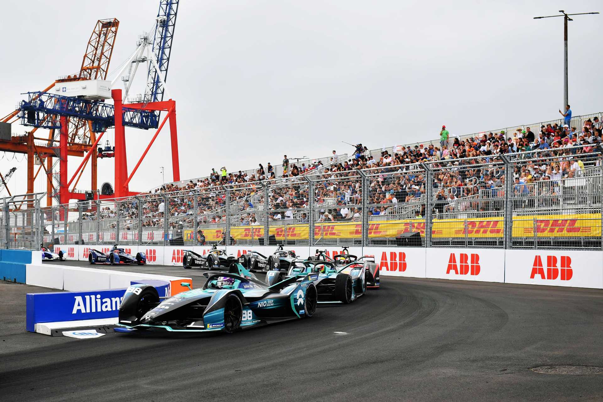 NIO 333 Formula E car at NYC e-Prix 2021