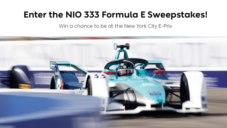 Enter the NIO 333 Formula E Sweepstakes