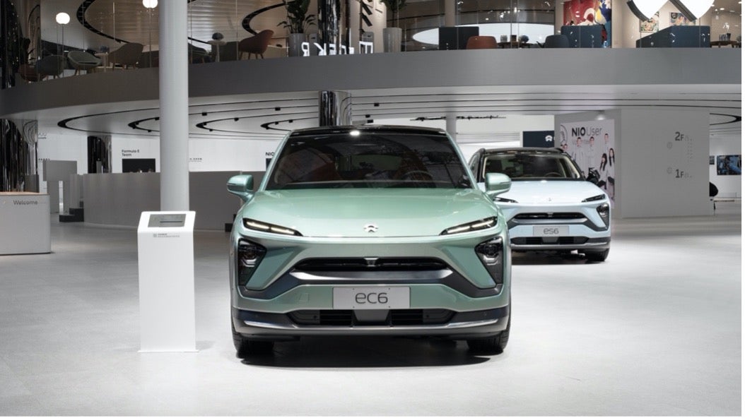 NIO EC6 Arctic Green