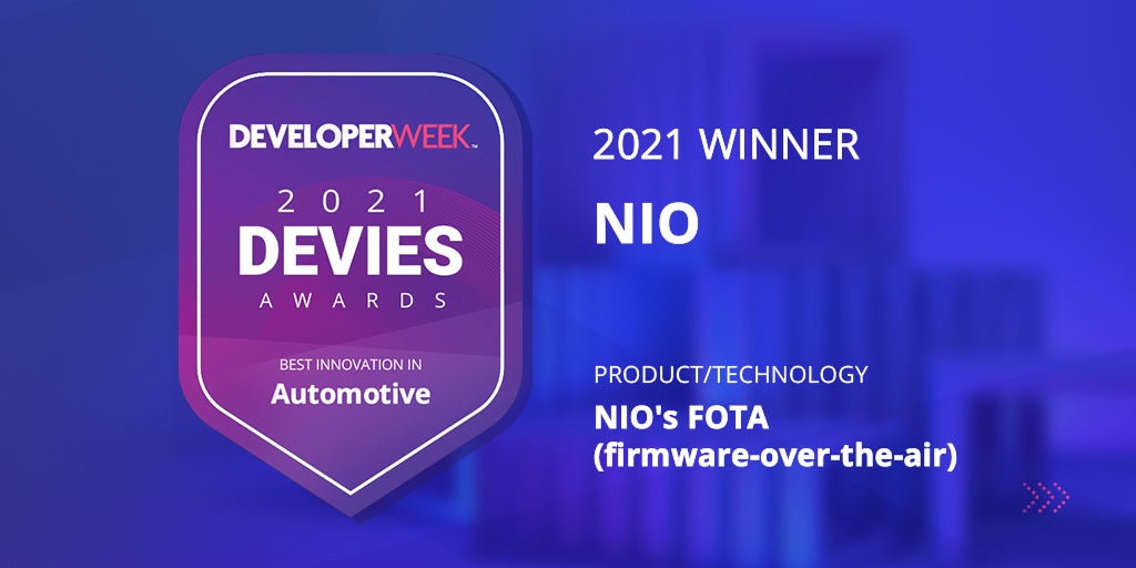 NIO Awarded 2021 DEVIES Award for its Automotive Innovation