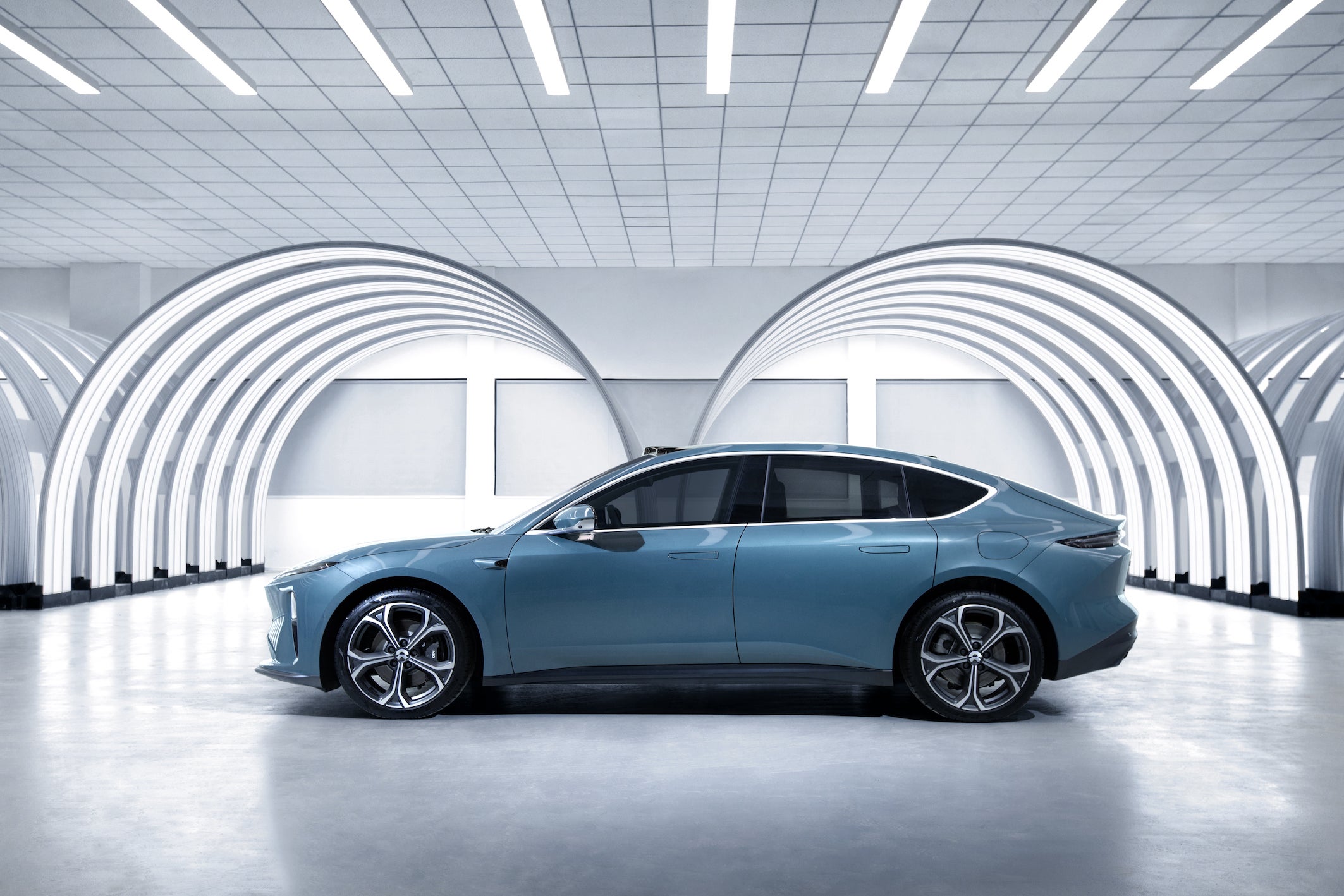 First NIO ET5 Tooling Trial Builds Roll Off Line at NeoPark