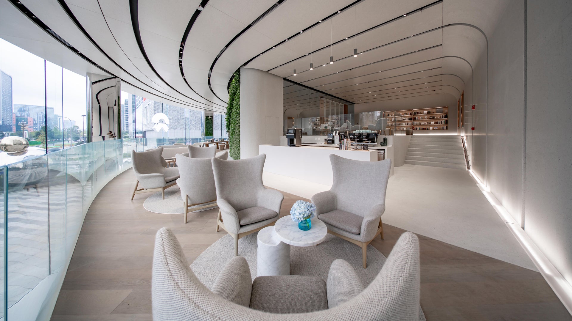 NIO House Yintai Centre intirior