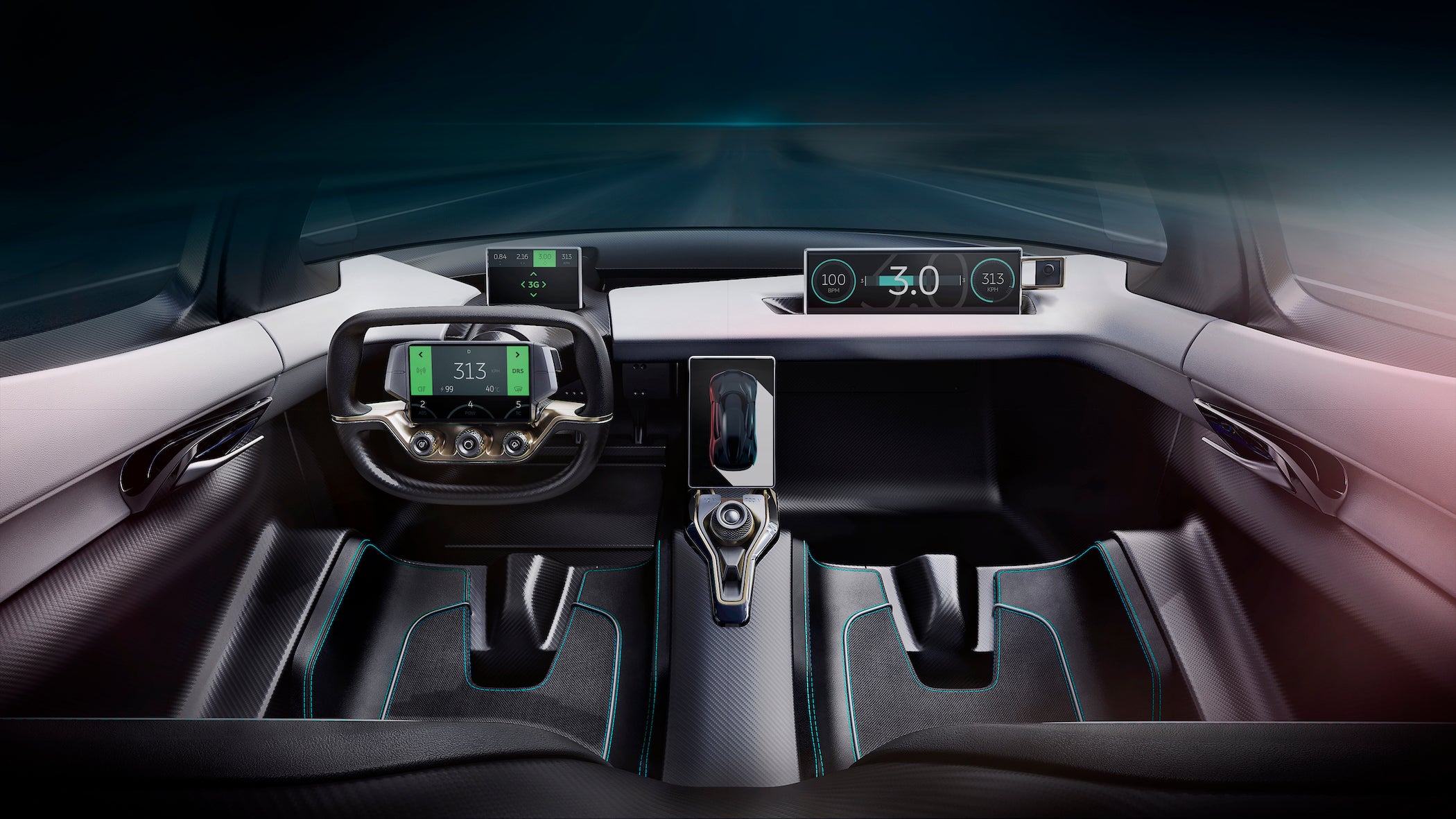 NIO EP9 interior design