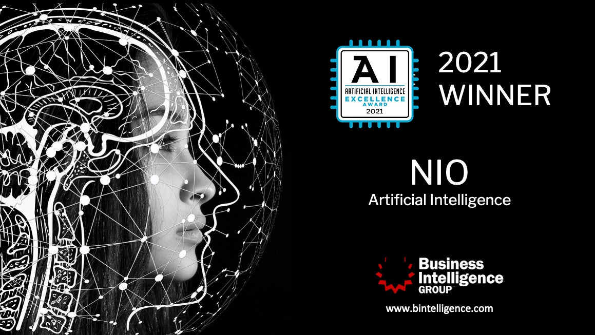 NIO Wins 2021 Artificial Intelligence Excellence Award