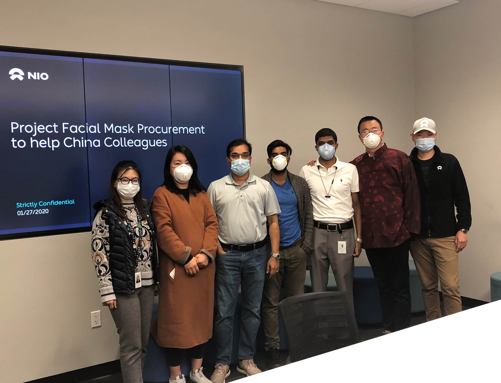 Global NIO employee support efforts around coronavirus