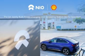 NIO and Shell Introduce the First Integrated Power Charger and Swap Station
