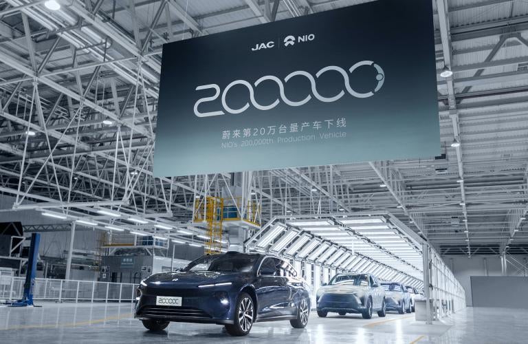 NIO feiert bedeutenden Meilenstein: Produktion des 200.000sten Elektrofahrzeugs