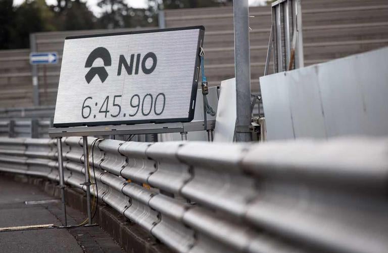 NIO EP9 Breaks the Nurburgring Nordschleife Lap Record